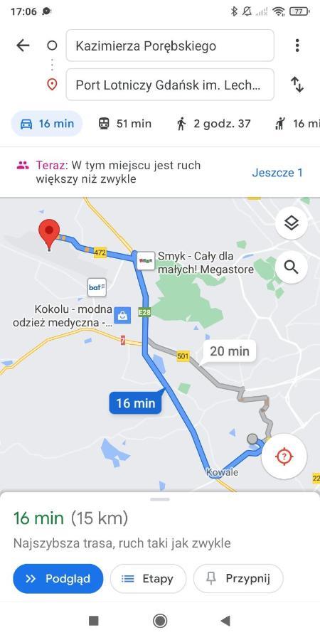 그단스크 Przytulna Kawalerka Z Ogrodem 아파트 외부 사진