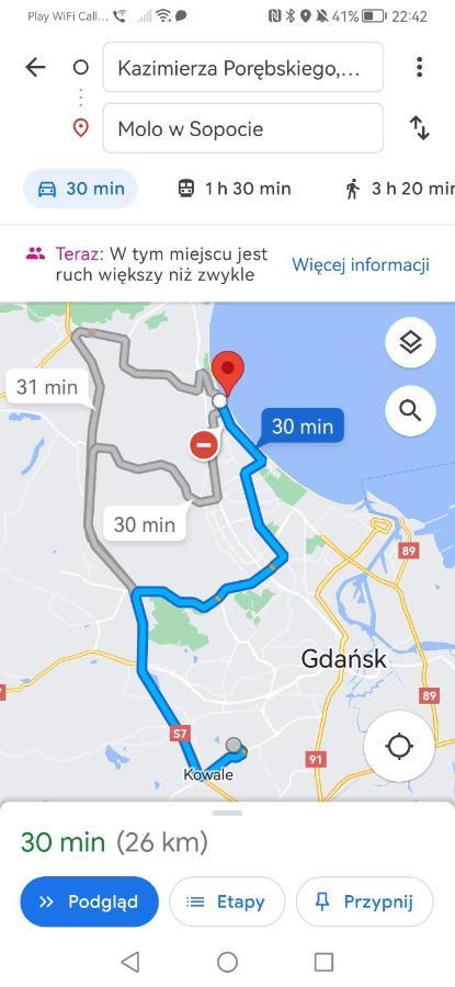 그단스크 Przytulna Kawalerka Z Ogrodem 아파트 외부 사진